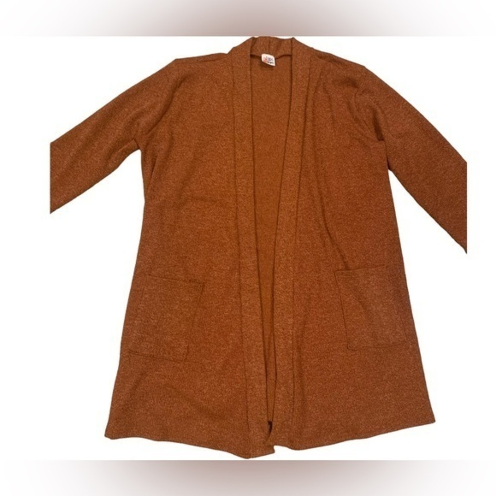 The Zig Zag‎ Stripe Women's Brown Cardigan Size 2XL